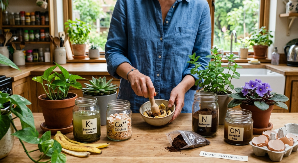 7 Easy Natural Fertilisers for Plants Right from Your Kitchen