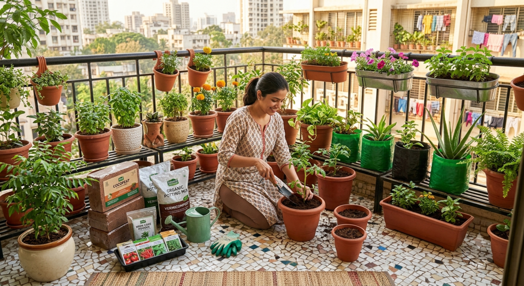 The Ultimate Buyer’s Guide for Balcony Gardening in India