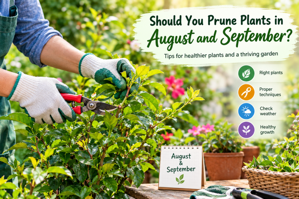 Why August and September Can Be Important for Pruning